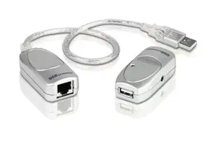 ATEN USB 1.1 per Cat5e/6 ilgintuvas (60 m), siųstuvas ir imtuvas, laidinis, 60 m, pilkas, plastikin…