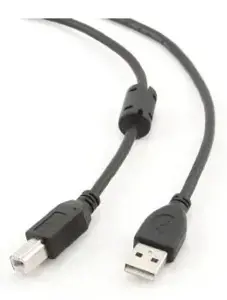 Kabelis Gembird USB Male - USB Male B 1.8m Black