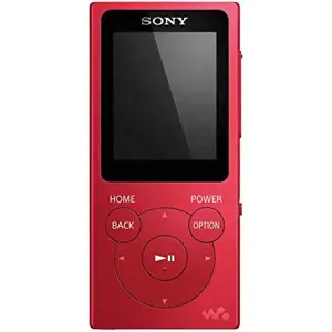 "Sony Walkman" NWE394LR.CEW, MP3 grotuvas, 8 GB, TFT, 39 g, raudonas, ausinės pridedamos