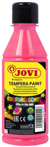 Tempera dažai JOVI, 250ml, rožinės sp., fosforiniai