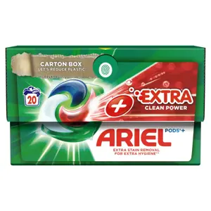 Skalbimo kapsulės Ariel Extra Clean, 20vnt