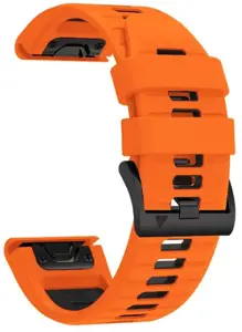 "Tech-Protect" laikrodžio dirželis IconBand Pro Garmin fenix 5/6/6 Pro/7, oranžinis/juodas