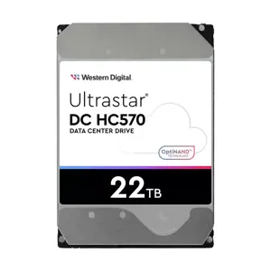 "Western Digital Ultrastar DC HC570" serverio standusis diskas WUH722222AL5204 (22 TB; 3,5"; SAS)