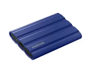 SAMSUNG nešiojamasis SSD T7 Shield 2TB USB 3.2 Gen 2 + IPS 65 mėlyna