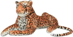 Žaislas leopardas, pliušinis, rudas, XXL