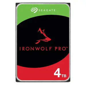 "SEAGATE Ironwolf PRO Enterprise NAS" kietasis diskas 4TB 7200 aps./min. 6Gb/s SATA 128MB spartinan…