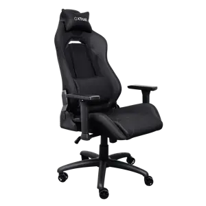 Trust GXT 714 RUYA, Universali žaidimų kėdė, 150 kg, 195 cm, juoda, juoda, mediena
