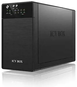 ICYBOX IB-RD3620SU3 IcyBox Išorinė RAID sistema 2x3,5 SATA I/II/III, USB 3.0, eSATA, juoda