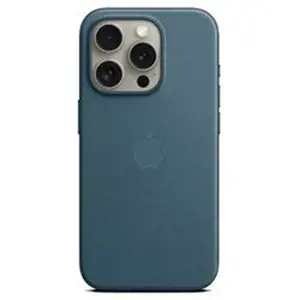 "iPhone 15 Pro Max" dėklas "FineWoven" su "MagSafe" - Ramiojo vandenyno mėlyna, modelis A3135