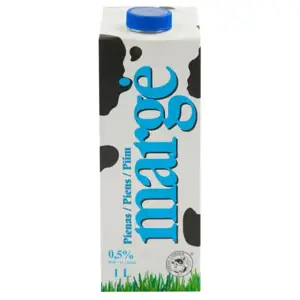 Pienas MARGĖ 0.5% riebumo