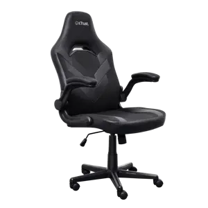 Trust GXT 703 RIYE, Universali žaidimų kėdė, 140 kg, juoda, juoda, juoda, audinys, oda, poliuretanas