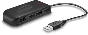 "Speedlink" USB šakotuvas "Snappy Evo" USB 2.0 7 prievadų (SL-140005-BK)