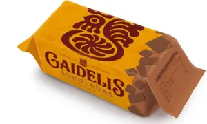 Sausainiai GAIDELIS, šokolado skonio, 160 g