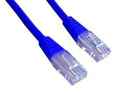 GEMBIRD PP12-0.5M/B Gembird sujungimo kabelis RJ45, cat.5e, UTP, 0,5 m, mėlynos spalvos
