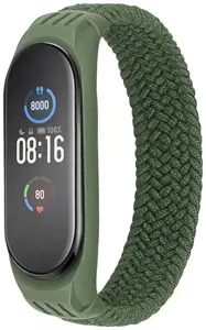 "Tech-Protect" laikrodžio dirželis "Loop Xiaomi Mi Band 5/6", kariškai žalias