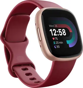Fitbit Versa 4 Išmanusis laikrodis, NFC, GPS (palydovinė), AMOLED, Jutiklinis ekranas, Širdies ritm…