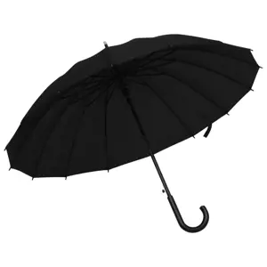 Automatinis skėtis, juodas, 105 cm