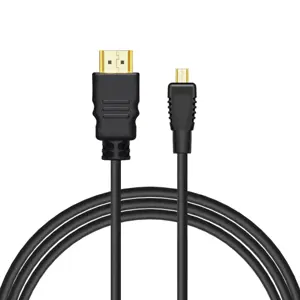 SAVIO cl-39 kabelis (HDMI M - Micro HDMI M; 1 m; juodos spalvos)