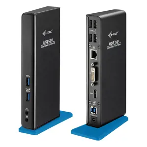 I-TEC USB 3.0 dviguba prijungimo stotelė 1x DVI 1x HDMI 2048x1152 Px+adapteris DVI-VGA GLAN 2x USB …