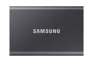 SAMSUNG nešiojamasis SSD diskas T7 500 GB išorinis USB 3.2 Gen 2 indigo titano pilkos spalvos