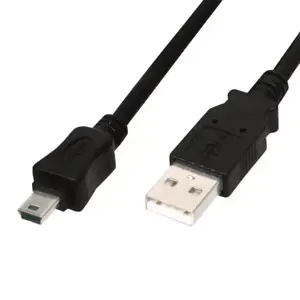 ASSMANN USB 2.0 jungiamasis A tipo - mini B (5 kontaktų) M/M kabelis 1,8 m USB 2.0 atitinka UL bl