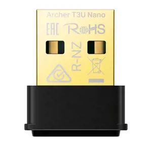 "TP-Link AC1300 Nano Wireless MU-MIMO USB adapteris, belaidis, USB, WLAN, "Wi-Fi 5" (802.11ac), 126…