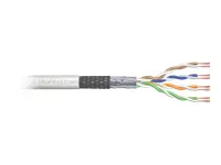 DIGITUS CAT 5e SF-UTP patch cable raw length 305 m paper box AWG 26/7 PVC simplex color grey