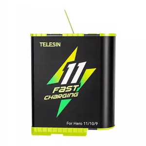 "Telesin" baterija (greito įkrovimo), skirta "GoPro 9/10/11" GP-FCB-B11
