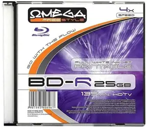 "Omega Freestyle BD-R" 25 GB 6x plonas