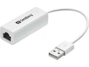 SANDBERG USB tinklo keitiklis Išorinė tinklo kortelė USB One-Chip 10/100 Mbps, skirta "Windows" ir …