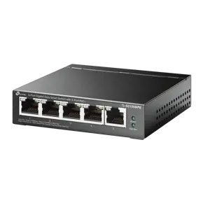 "TP-Link" 5 prievadų "Gigabit Easy Smart" komutatorius su 4 prievadais PoE+, L2, Gigabit Ethernet (…