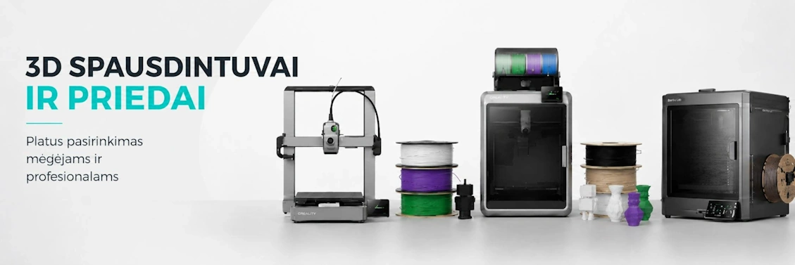3D spausdintuvai ir priedai