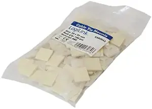"Logilink" kabelių rišimo laikikliai 20x20 mm KAB0042 100 vnt.