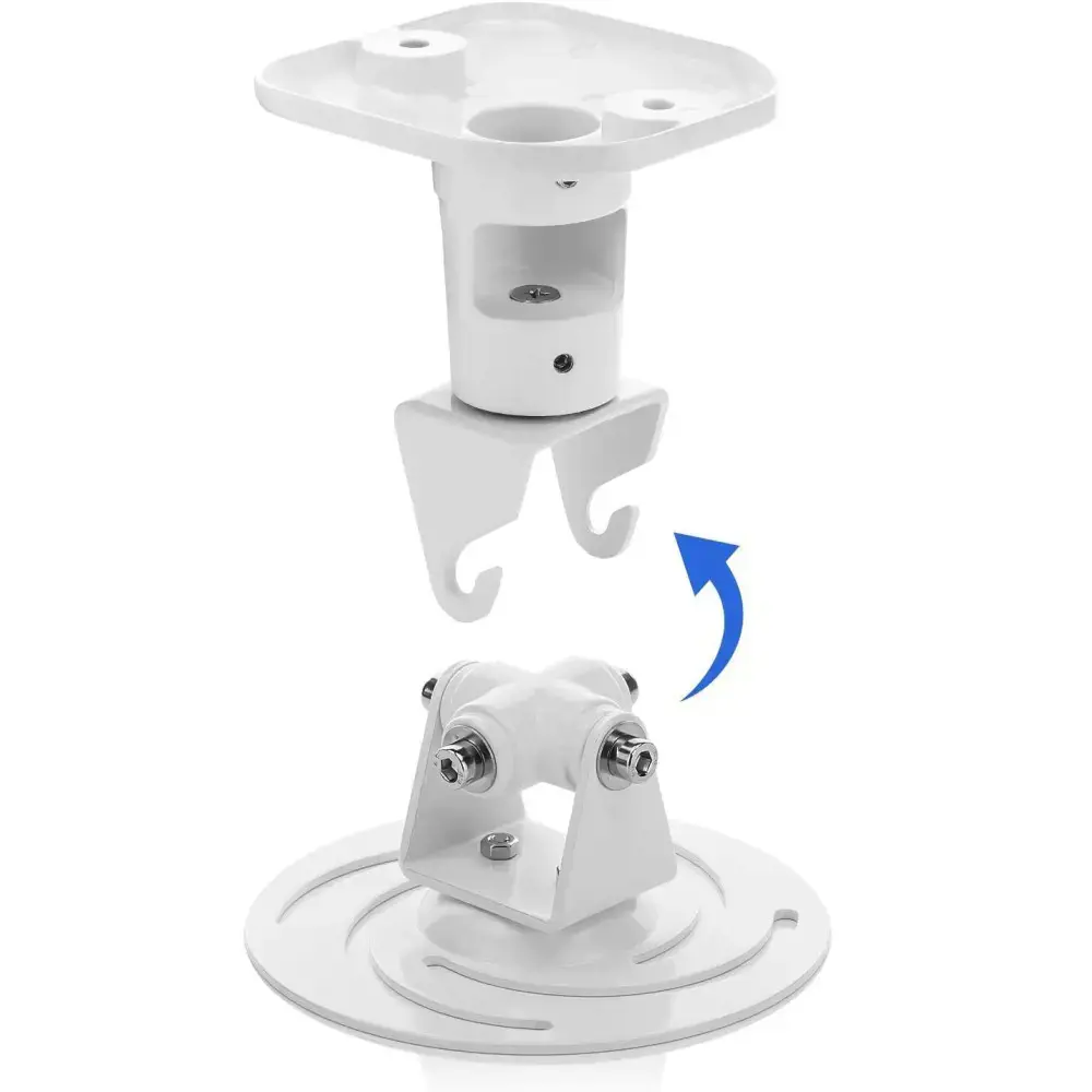 "Techly" universalus lubinis laikiklis projektoriui, baltas ICA-PM 100WH, lubinis, 10 kg, baltas, aliuminis, 180°, 360°