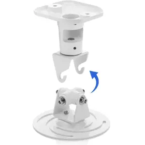 "Techly" universalus lubinis laikiklis projektoriui, baltas ICA-PM 100WH, lubinis, 10 kg, baltas, aliuminis, 180°, 360°