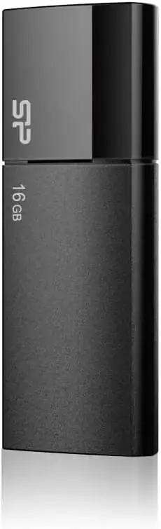 "Silicon Power Ultima U05", 16 GB, USB Type-A, 2.0, skaidrių, 9,2 g, juoda