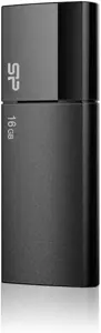 "Silicon Power Ultima U05", 16 GB, USB Type-A, 2.0, skaidrių, 9,2 g, juoda