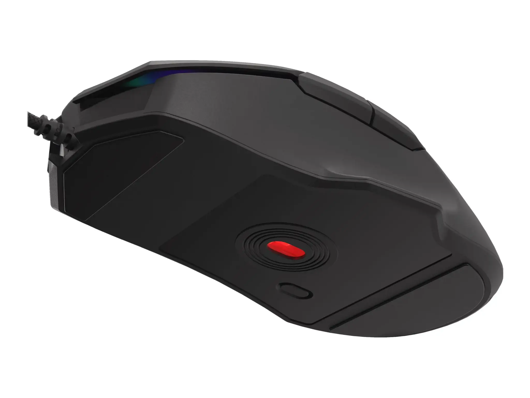 NATEC Genesis žaidimų pelė Xenon 220 optinė 6400DPI su programine įranga RGB apšviesta juoda