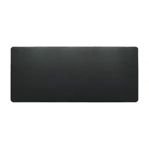 Monochrome leather mouse pad MIIIW (Black)