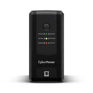 CYBERPOWER UT850EG Line-Interactive 850VA LED AVR USB HID suderinamas išėjimas 3 Schuko juoda