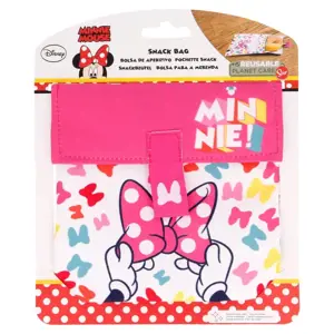 Minnie Mouse - Daugkartinio naudojimo užkandžių maišelis