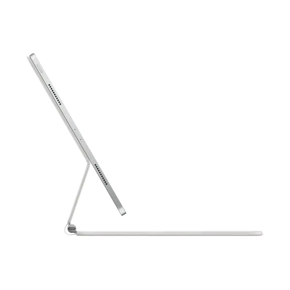"Apple Magic" klaviatūra 12,9 colių "iPad Pro" (3, 4, 5 kartos) SE, išmanioji jungtis, balta