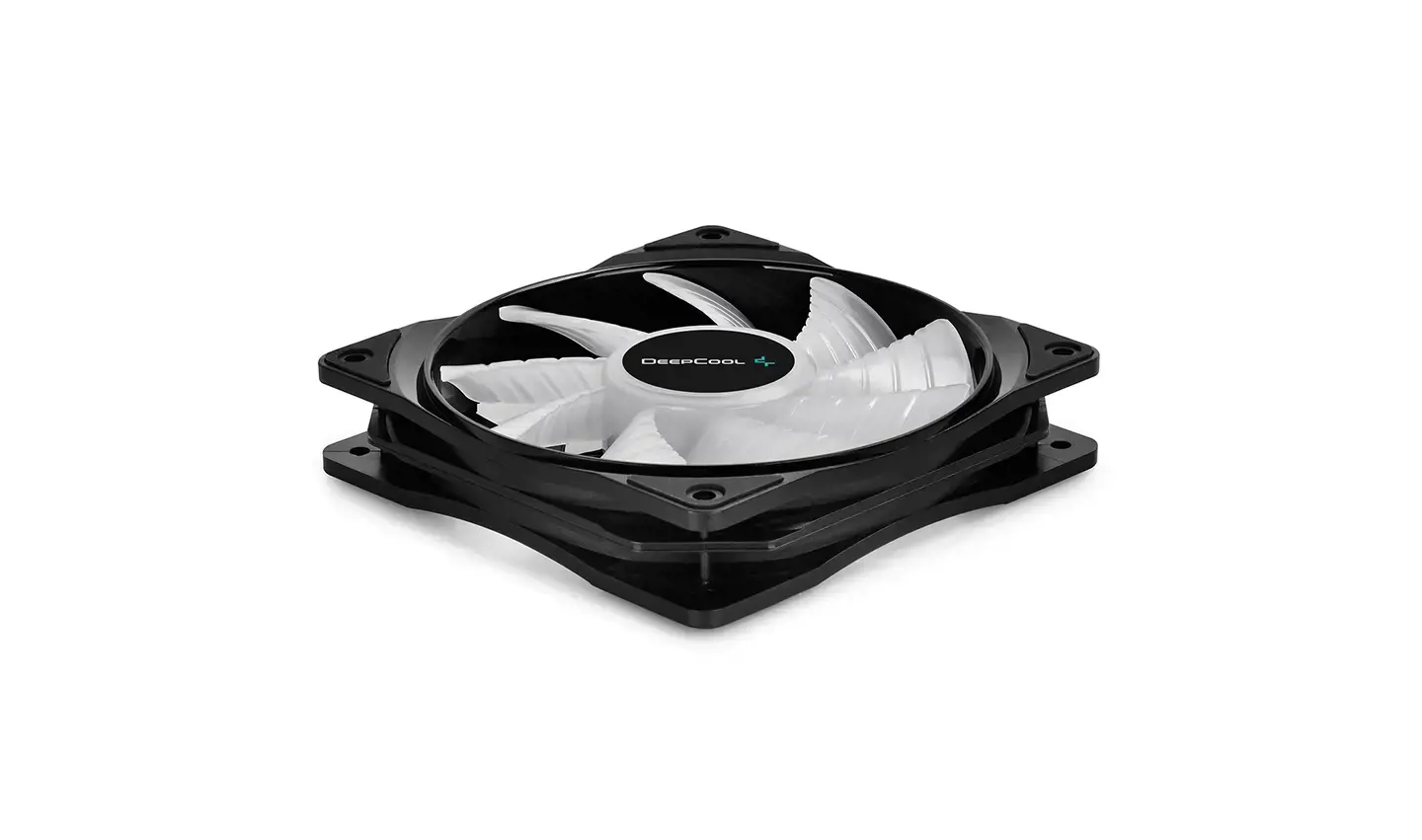 "DeepCool RF120-3in1", ventiliatorius, 12 cm, 500 aps/min, 1500 aps/min, 27 dB, 56,5 cfm
