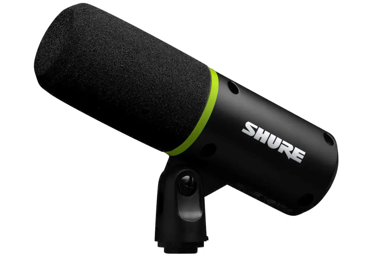 Shure MV6 - USB-C cardioid dynamic microphone for gamers and streamers