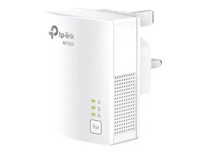 TP-Link AV1000 Gigabit Powerline Starter Kit, 1000 Mbps, IEEE 802.3, IEEE 802.3ab, IEEE 802.3u, F tipo, OFDM, 128 bitų AES, 300 m