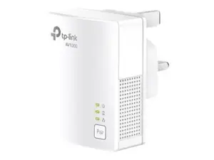 TP-Link AV1000 Gigabit Powerline Starter Kit, 1000 Mbps, IEEE 802.3, IEEE 802.3ab, IEEE 802.3u, F tipo, OFDM, 128 bitų AES, 300 m