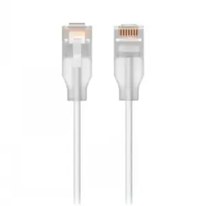 Ubiquiti UACC-Cable-Patch-EL-0.15M-W networking cable Translucent, White Cat6