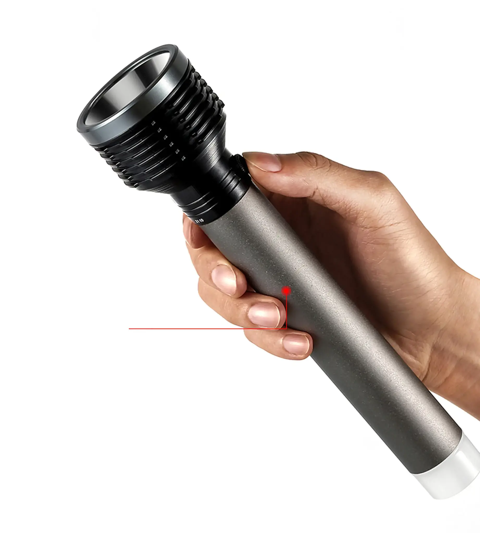 Platinet žibintuvėlis 5W 2400mAh, pilkos spalvos (45771)