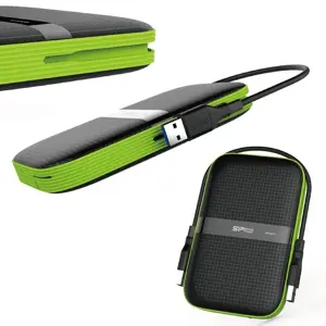 SILICONPOW SP040TBPHDA60S3K Išorinis kietasis diskas Silicon Power Armor A60 2.5 4TB USB 3.0, IPX4, juodas