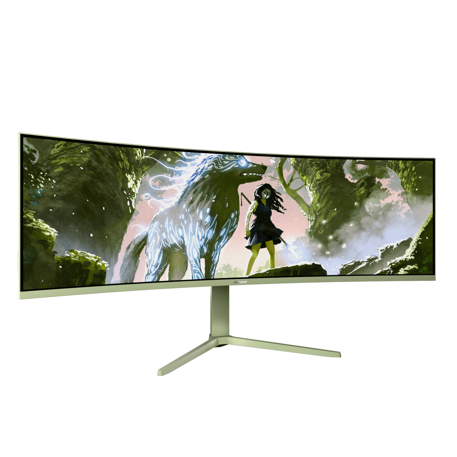 Arozzi Nova | 49 " | VA | 32:9 | 165 Hz | 4 ms | 5120 x 1440 pixels | 350 cd/m² | HDMI ports quantity 2 | Forest Green